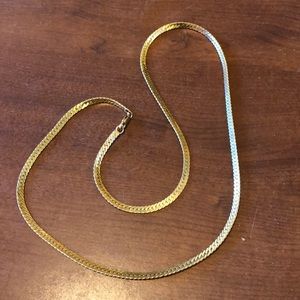 Gold plated necklace